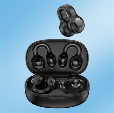Ørefri / Bone Conduction hovedtelefoner Bluetooth 5.2 Sort