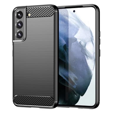SKALO Samsung S23 Plus Armor Carbon Stødsikker TPU-cover - Sort