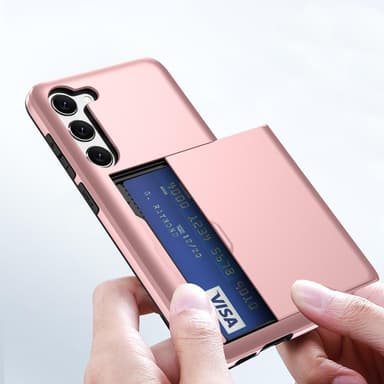 SKALO Samsung S23 Armor Cover kortholder - Mørkeblå
