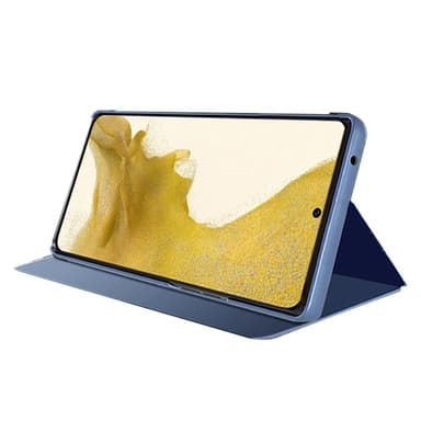 SKALO Samsung S23 Clear View Mirror Etui - Guld