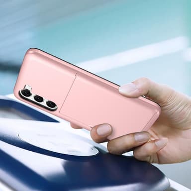 SKALO Samsung S23 Armor Cover kortholder - Mørkeblå