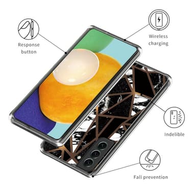 SKALO Samsung S23 Marmor TPU-cover - #4