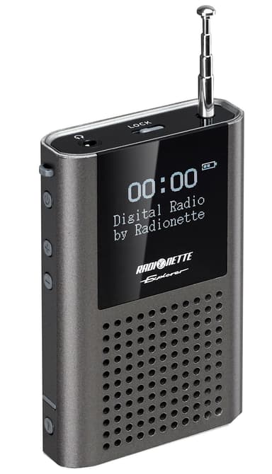 Radionette Explorer lommeradio - grå
