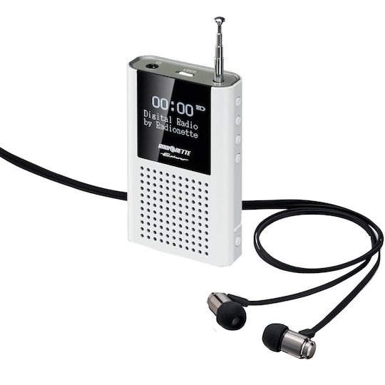 Radionette Explorer lommeradio - hvid