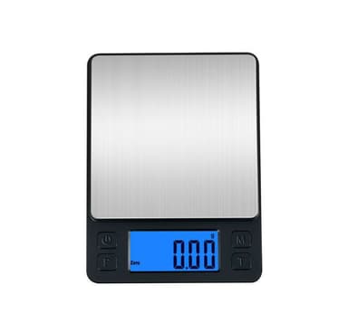 Køkken Digitalvægt 1 kg / 0,1 g Sort