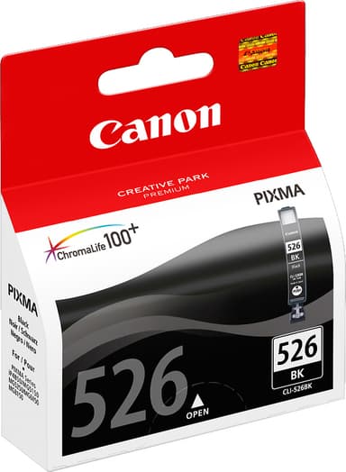 Canon blækpatron CLI-526BK Sort