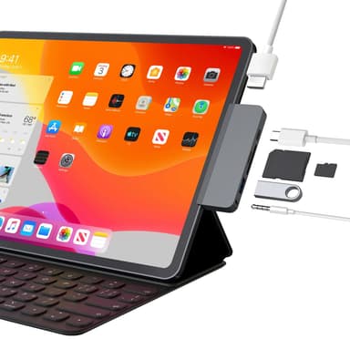 Hyper HyperDrive 6-i-1 iPad Pro USB-C-hub (space grey)