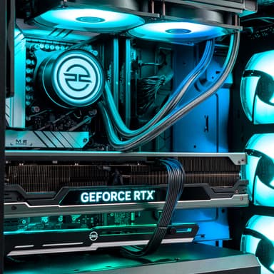 PCSpecialist Fusion X70T i7K-13/16/1000/4070Ti stationær gaming-PC