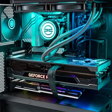 PCSpecialist Fusion X70T i7K-13/16/1000/4070Ti stationær gaming-PC