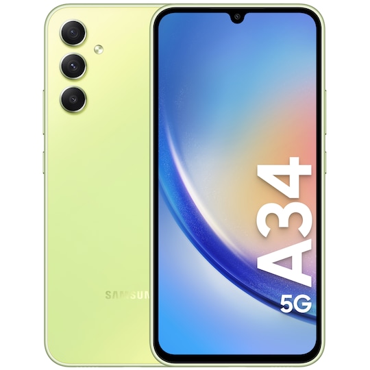 Samsung Galaxy A34 5G smartphone 8/256GB (grøn)