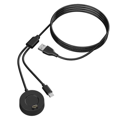 2 i 1 ur opladningskabel Sort 1.2 m Garmin Fenix 5