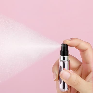 Mini Refillable Parfume Atomizer 2-Pack Lyserød