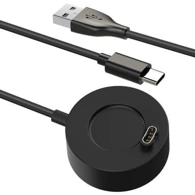 2 i 1 ur opladningskabel Sort 1.2 m Garmin Fenix 5