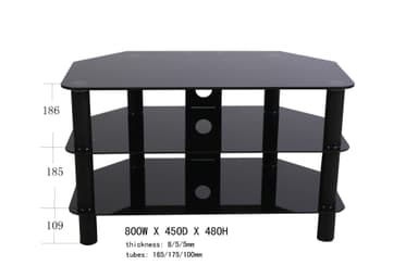Serano TV-Bord S800BG11X (Sort)