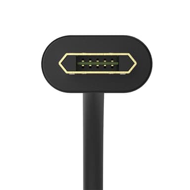 Flatout ladekabel Micro USB stik 200 cm - sort