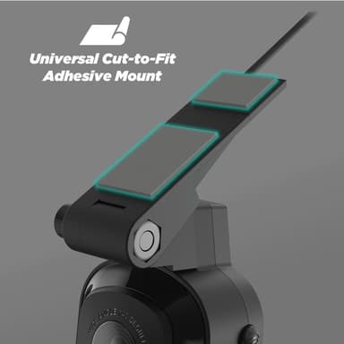 1080P Nexar WiFi Dashcam Til Fast Montering På Forrude Inkl. 16GB Micro SD Kort