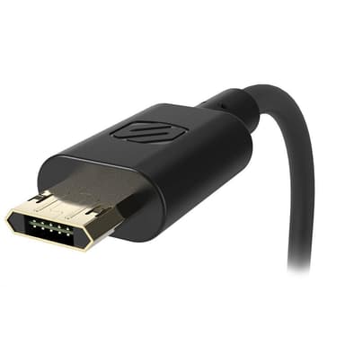 Flatout ladekabel Micro USB stik 200 cm - sort