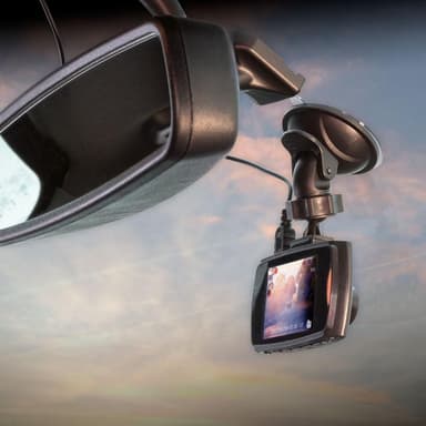 Bilkamera - 1080P HD Dvr Dash Cam m/8GB Micro SD Kort