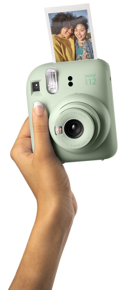 Fujifilm Instax Mini 12 kompaktkamera (grøn, pakke med 10 billeder)
