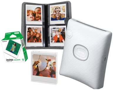 Fujifilm Instax Square Link smartphone printerpakke (hvid