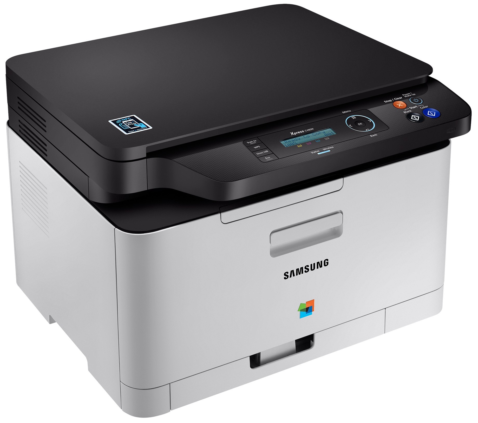 dyd bogstaveligt talt Underskrift Samsung SL-C480W AIO farvelaserprinter | Elgiganten