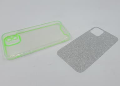 INF Lysende mobiltelefon etui Grøn iPhone 11
