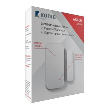 König Dør / Vindue Sensor - SAS-ALARM400