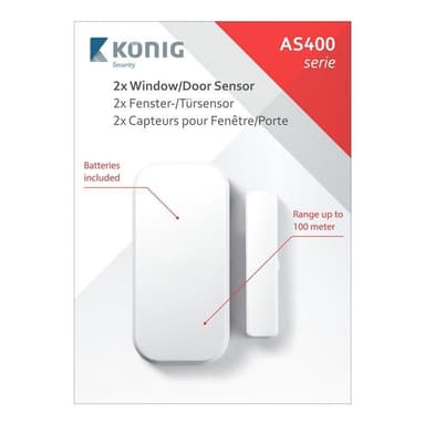 König Dør / Vindue Sensor - SAS-ALARM400