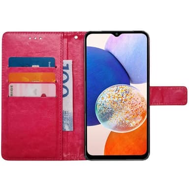 Wallet cover 3-kort Samsung Galaxy A14 5G - Lyserød
