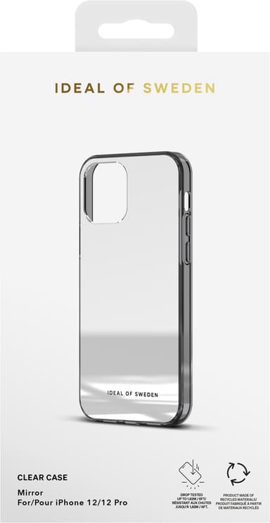 Ideal of Sweden iPhone 12/12 Pro gennemsigtigt cover (sølv)