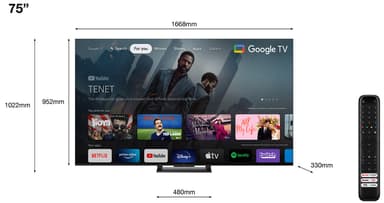 TCL 75’’ QLED870 4K Smart TV (2023)