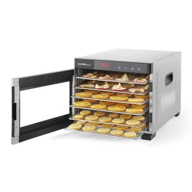 SousVideTools® Mad Dehydrator m. 6 bakker (Rustfri stål)