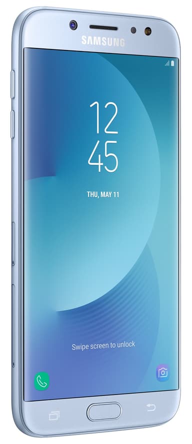 Samsung Galaxy J7 2017 smartphone (sølvblå)