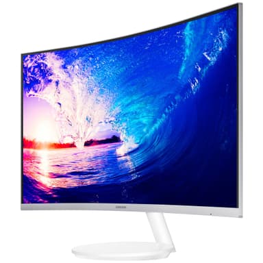 Samsung Curved C27F581 27" skærm (hvid)