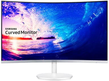 Samsung Curved C27F581 27" skærm (hvid)