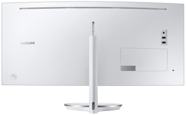 Samsung C34F791 buet 34" gaming PC-skærm - hvid/sølv