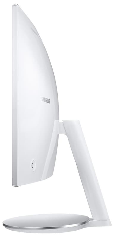 Samsung C34F791 buet 34" gaming PC-skærm - hvid/sølv