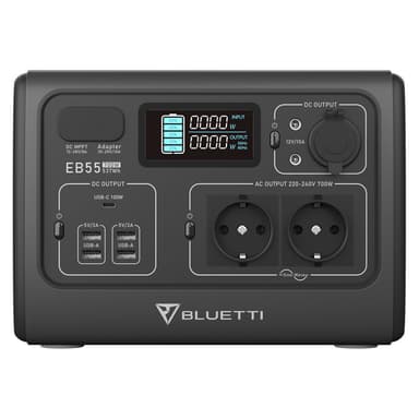 Bluetti By PowerOak EB55 537 Wh Power Station