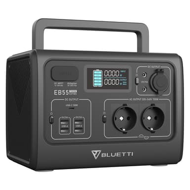Bluetti By PowerOak EB55 537 Wh Power Station