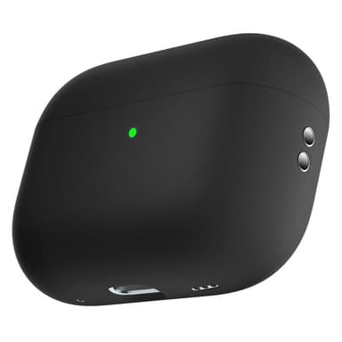 SKALO AirPods Pro 2 Ultratyndt silikone Cover - Sort