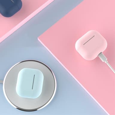 SKALO AirPods 3 Ultratyndt silikone Cover - Sort