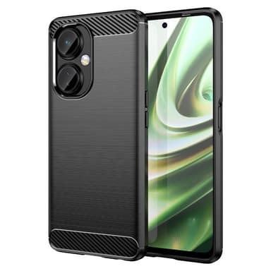 Børstet silikone cover OnePlus Nord CE 3 - Sort