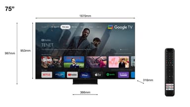 TCL 75'' C845 4K MINI-LED Smart TV (2023)