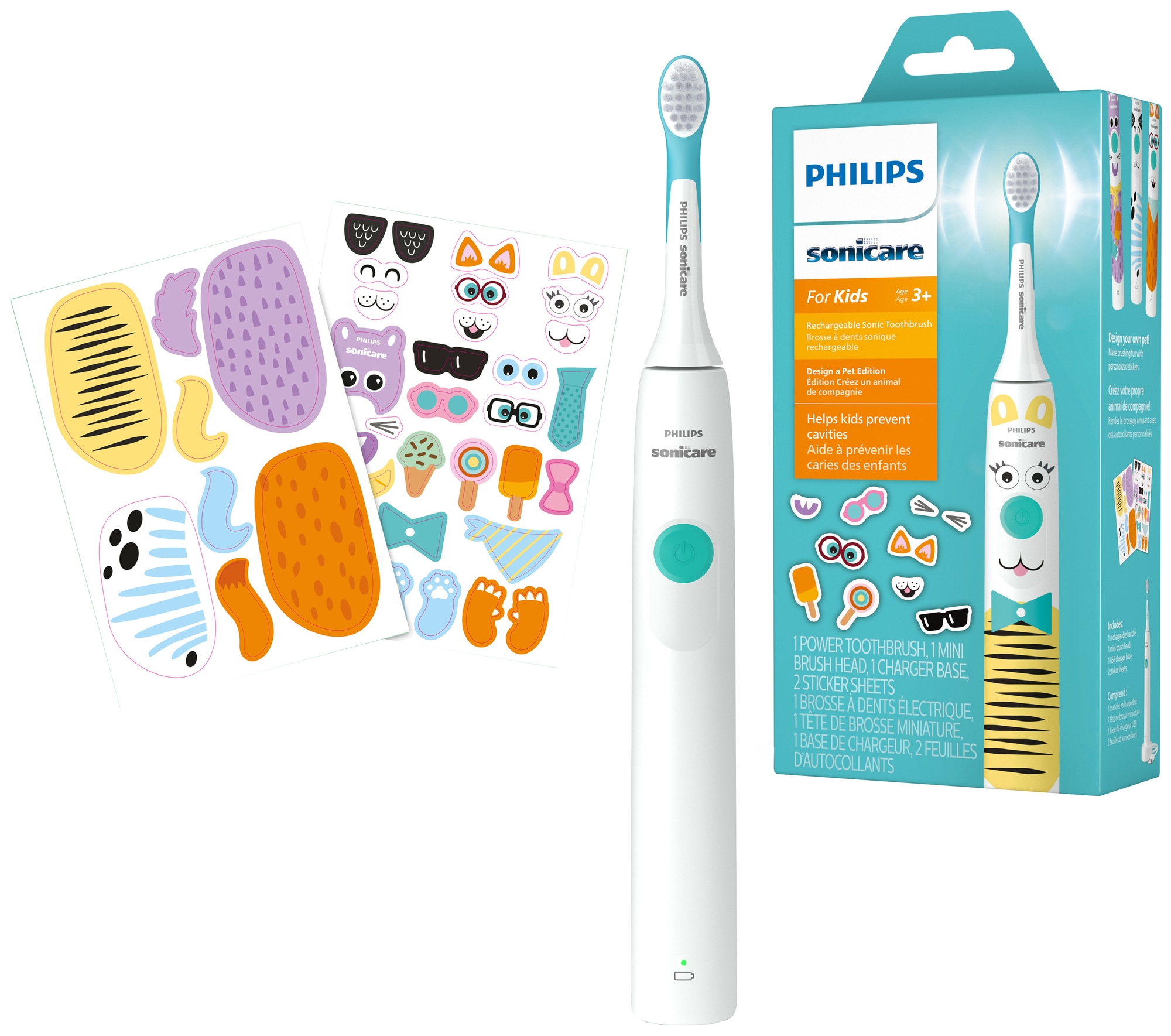6: Philips Sonicare elektrisk tandbørste til børn HX3601/01
