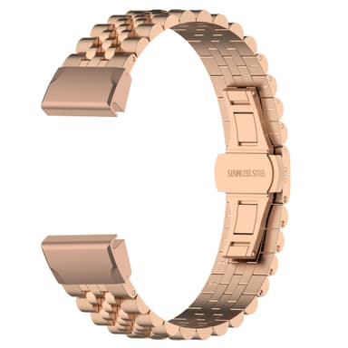 Klockarmband i rostfritt stål Rose guld 22 mm Garmin Fenix 7 / Fenix 6 GPS / Fenix 5 / Quatix 5 / Forerunner 955 945 935