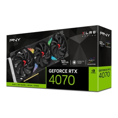 PNY GeForce RTX 4070 12GB XLR8 Gaming TripleFan grafikkort