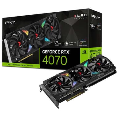 PNY GeForce RTX 4070 12GB XLR8 Gaming TripleFan grafikkort