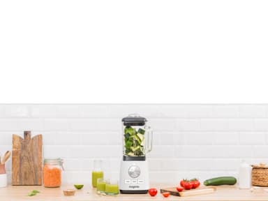 Magimix Power 4 Blender 17 x 15 x 42 cm 1,8 liter 1300 watt Hvid