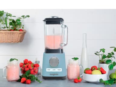 Magimix Power 4 Blender 17 x 15 x 42 cm 1,8 liter 1300 watt Ice blue