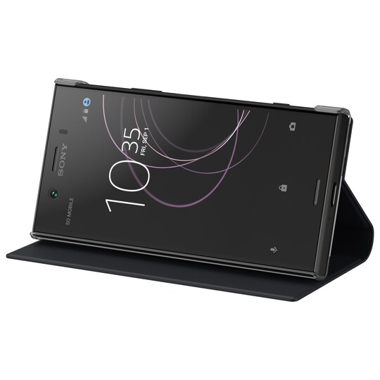 Sony Xperia XZ1 Compact Style stander cover (sort)